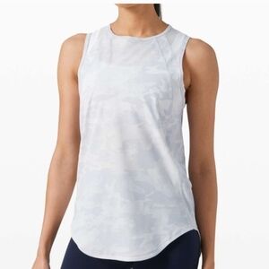 Lululemon Sculpt Tank in Incognito Camo Alpine White